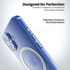 Crystely iPhone 16 Anti Yellow MagSafe Case action button