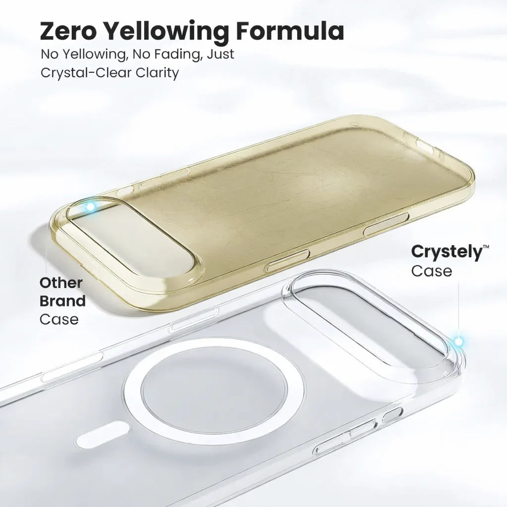 IPhone 17 Air Anti Yellow Clear Case Magsafe non yellowing clear phone case