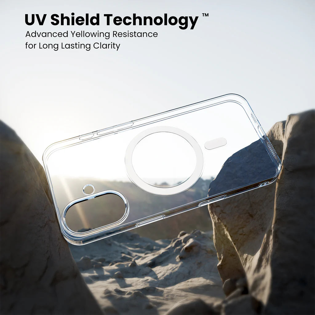 IPhone 17 Anti Yellow Magsafe Clear Case uv shield technology