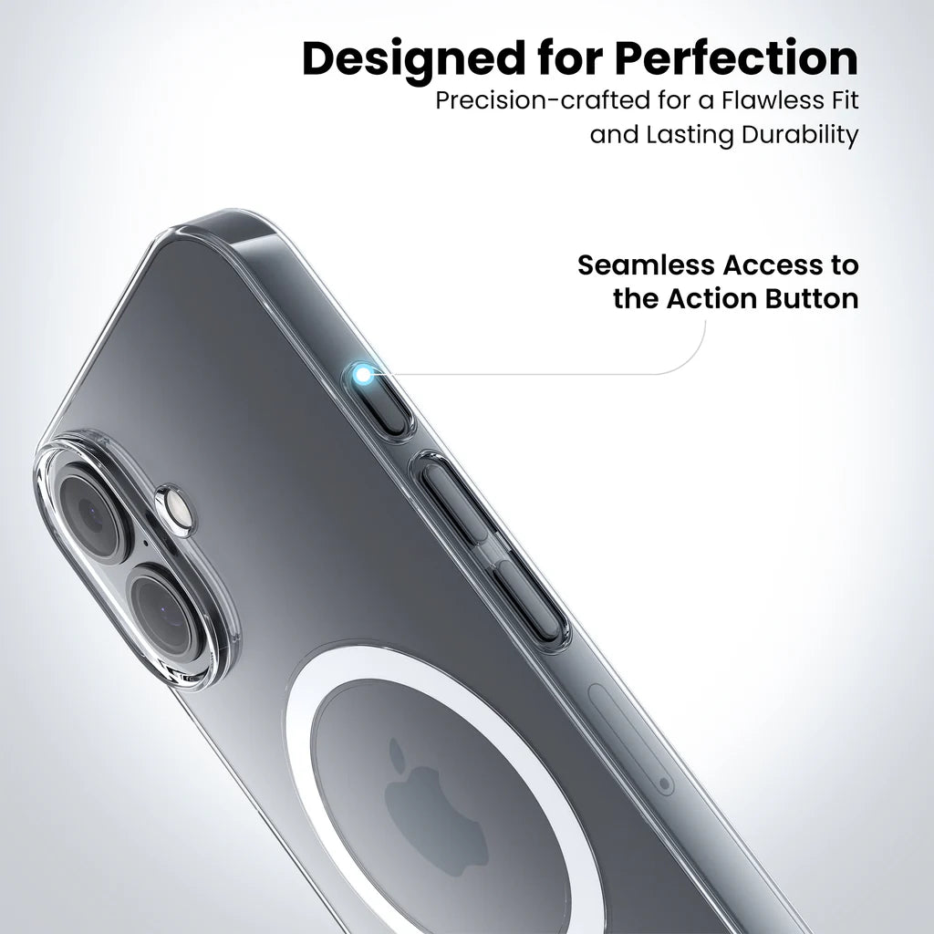 IPhone 17 Anti Yellow Magsafe Clear Case designed for protection