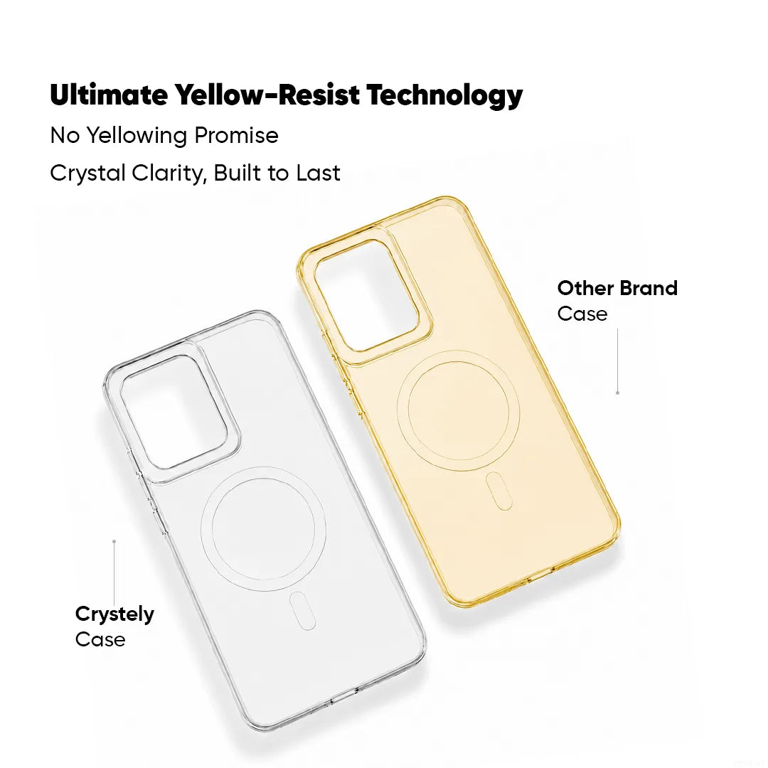 Motorola Edge 50 Neo - Anti Yellow MagSafe Clear Case