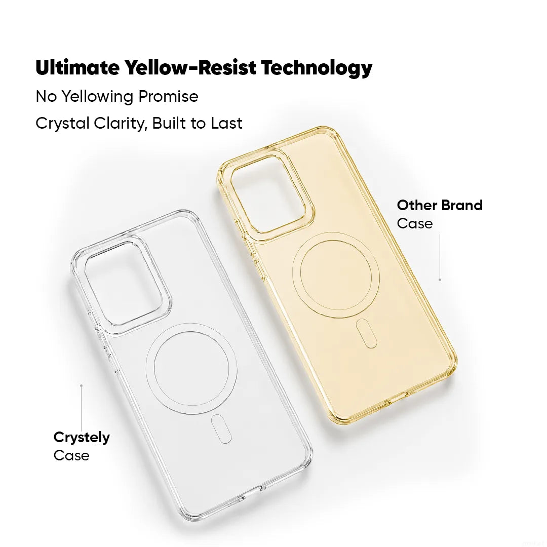 Motorola Edge 60 Fusion  - Anti Yellow MagSafe Clear Case