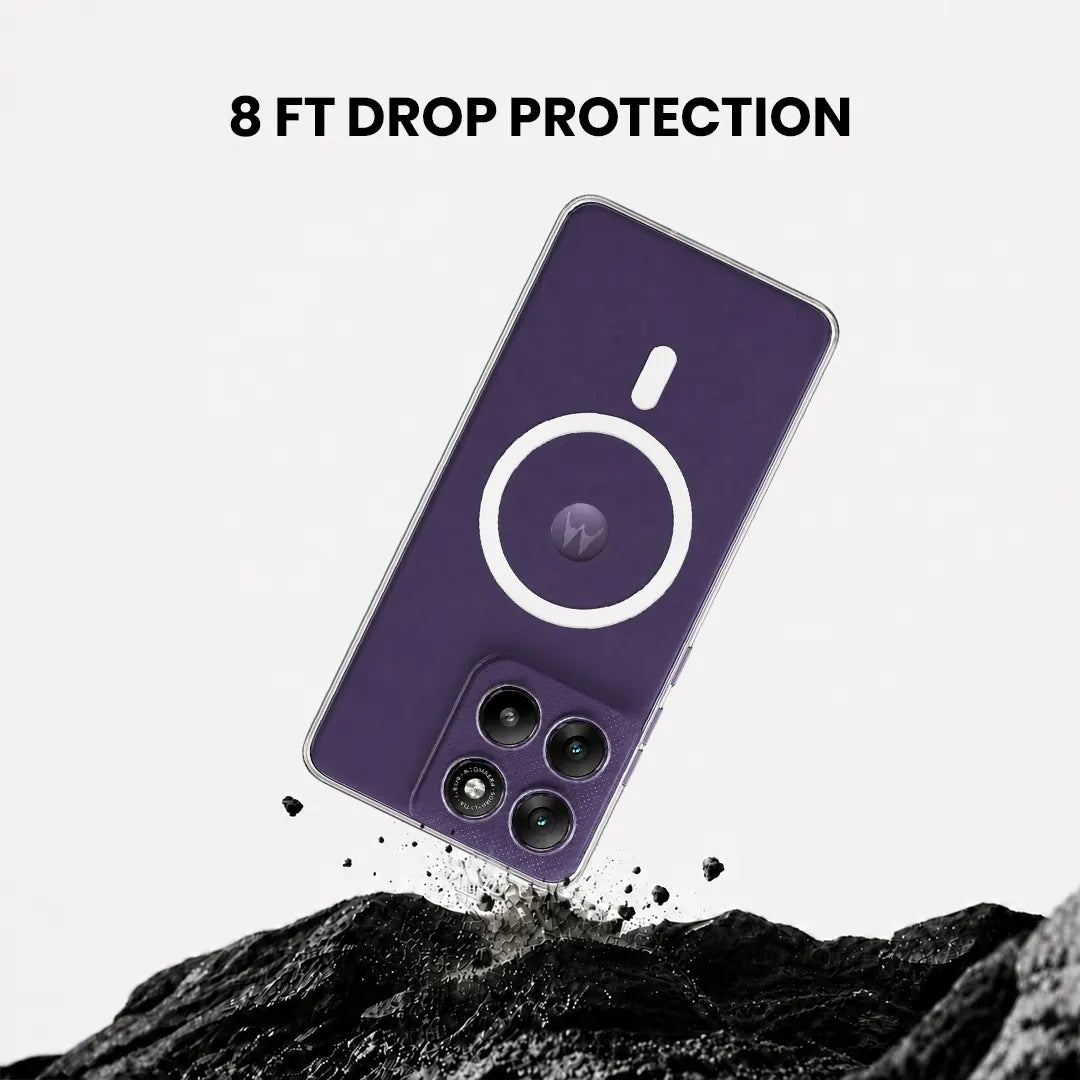 Motorola G67 Power - Anti Yellow MagSafe Clear Case
