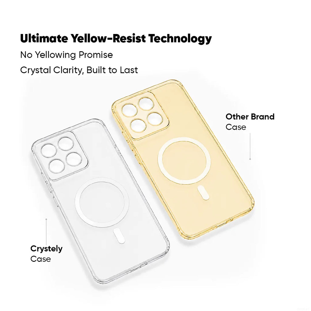 Motorola Edge 70 - Anti Yellow MagSafe Clear Case