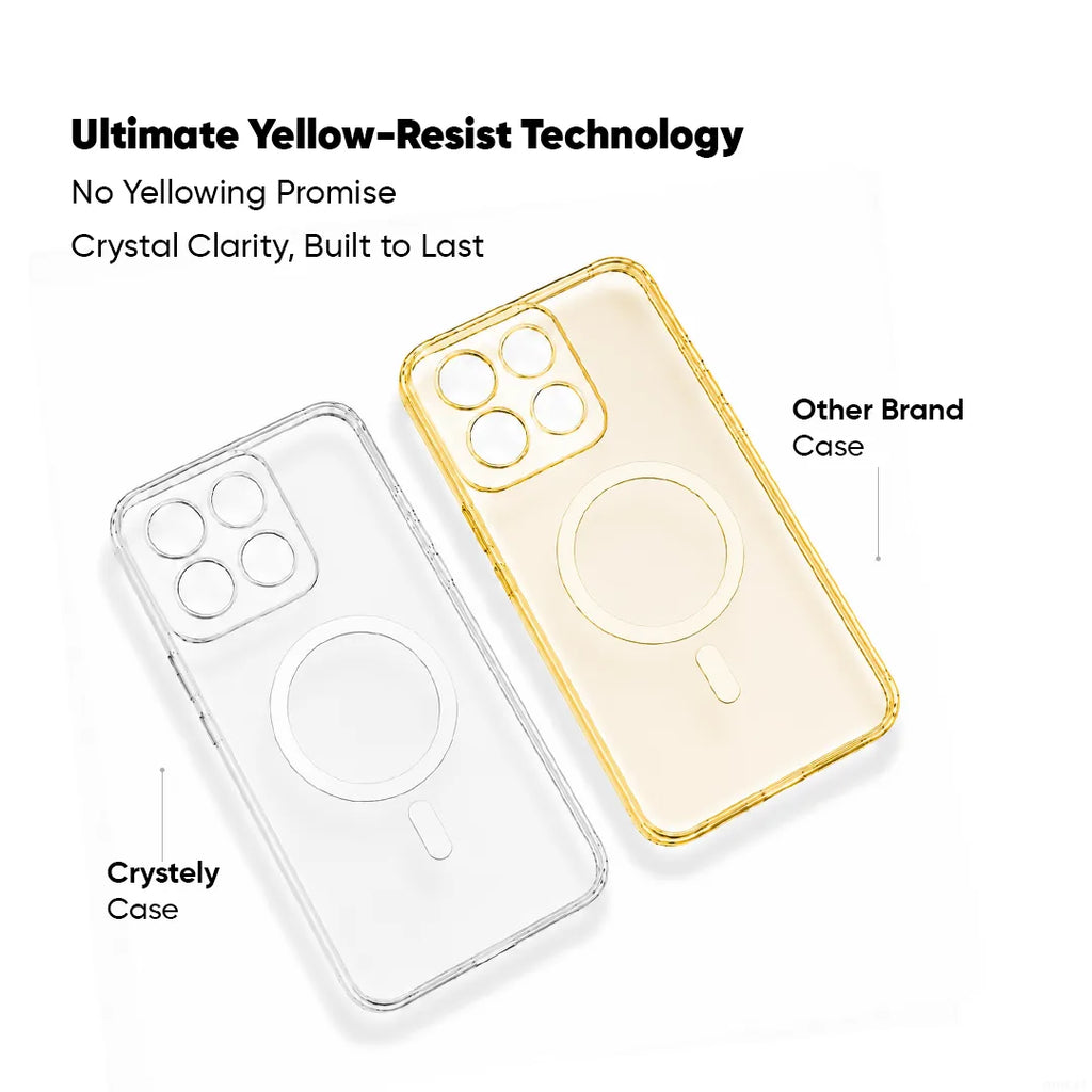 Motorola G86 - Anti Yellow MagSafe Clear Case