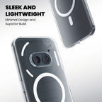 Nothing 2A Transparent Anti-Yellow MagSafe Case sleek and lightweight 