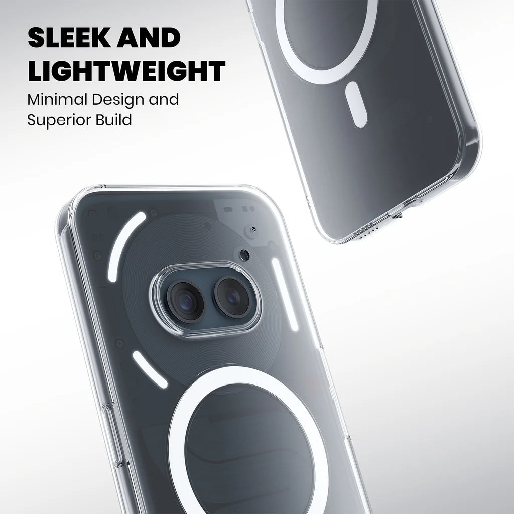 Nothing 2A Transparent Anti-Yellow MagSafe Case sleek and lightweight 