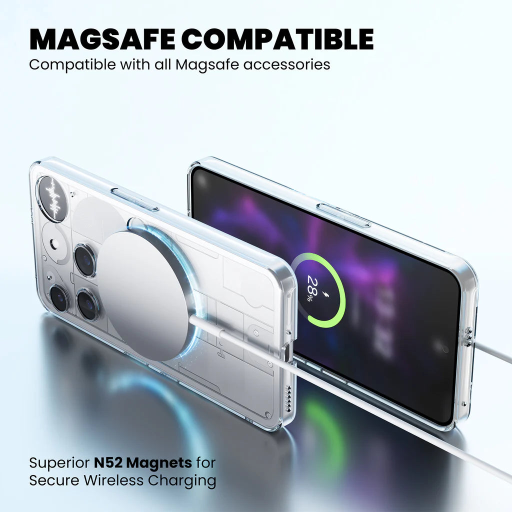 Nothing 3 Transparent Anti-Yellow MagSafe Case