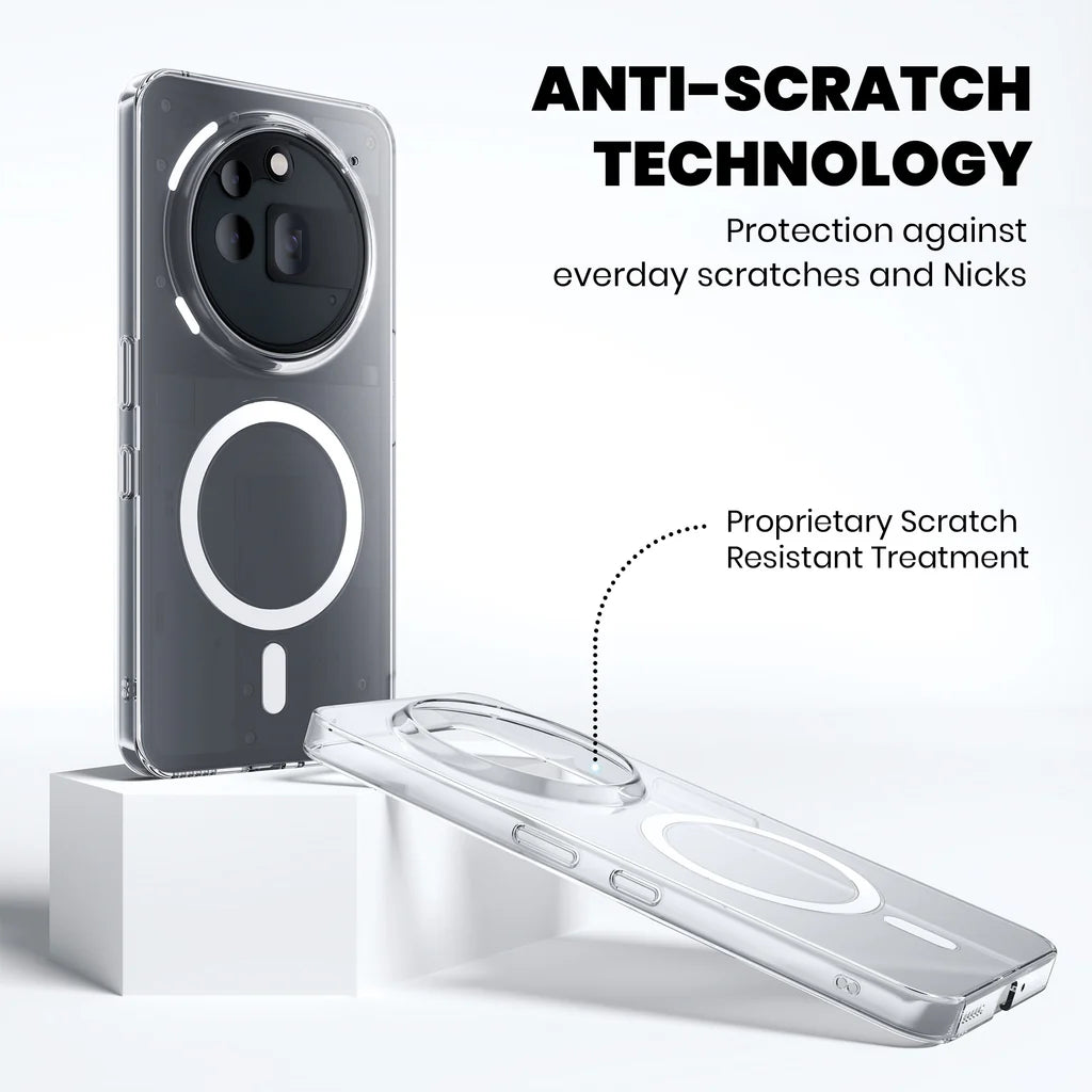 Nothing 3A Pro Transparent Anti-Yellow MagSafe Case anti scratch technoology 