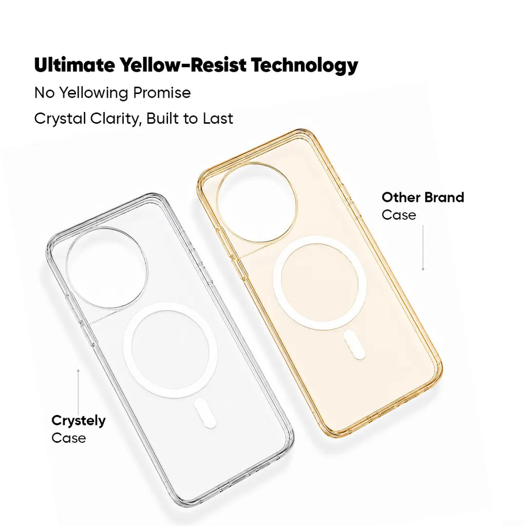 OnePlus 12r - Anti Yellow MagSafe Clear Case