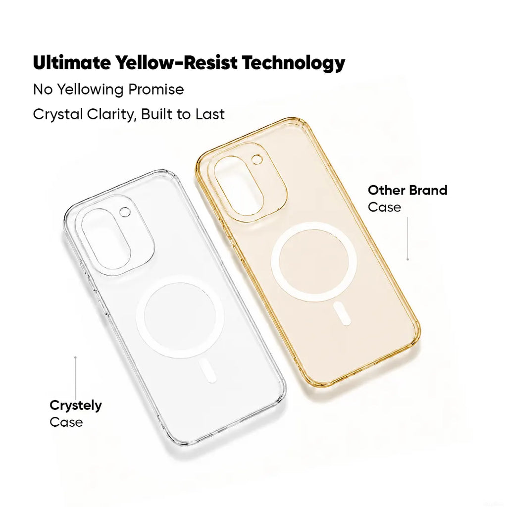 OnePlus 15R - Anti Yellow MagSafe Clear Case