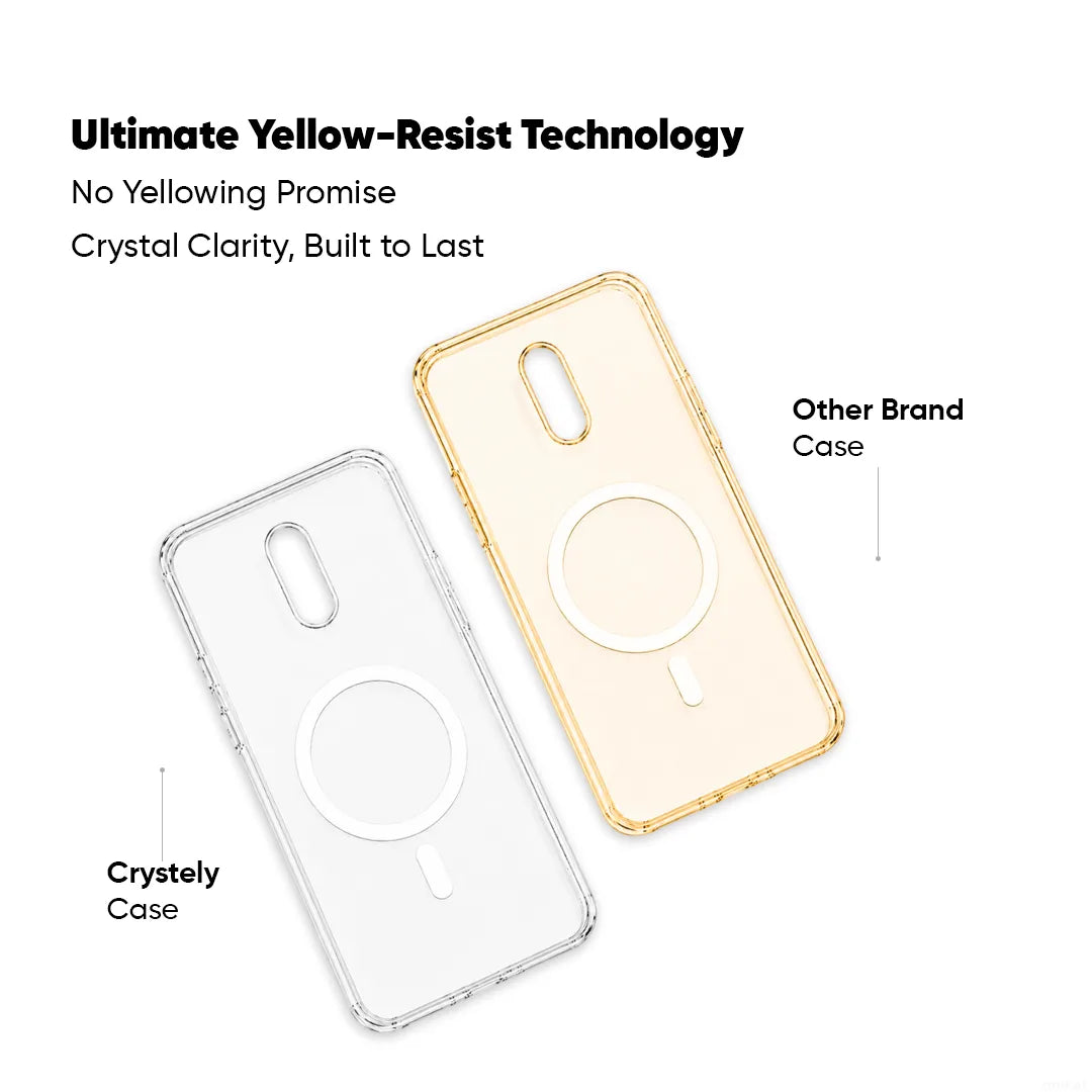 OnePlus 7 - Anti Yellow MagSafe Clear Case