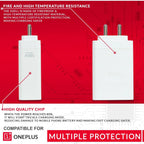 OnePlus 100W USB-C fast charger power adapter