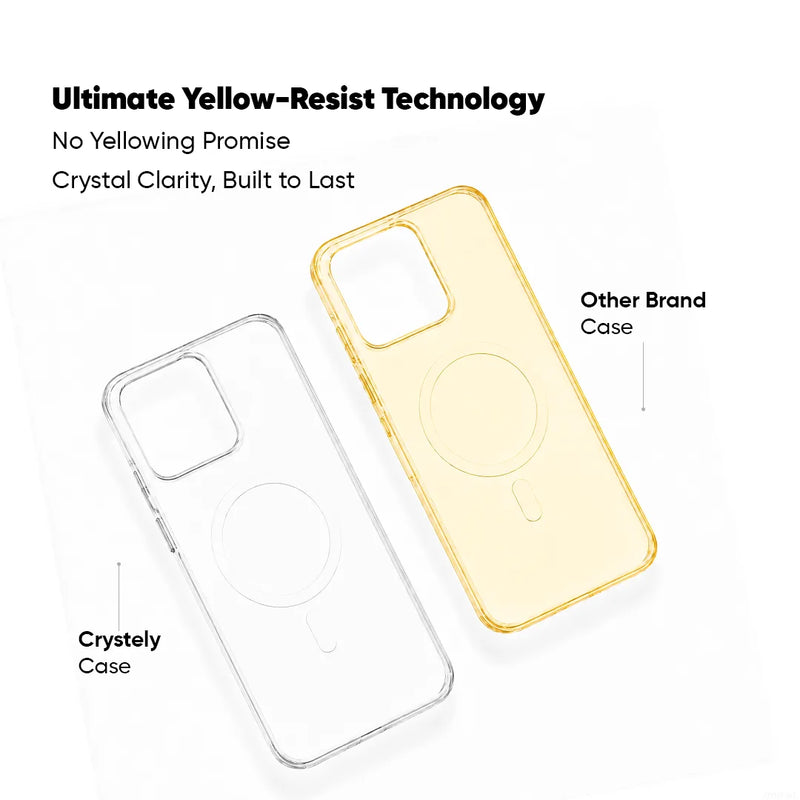 Oppo F31  - Anti Yellow MagSafe Clear Case