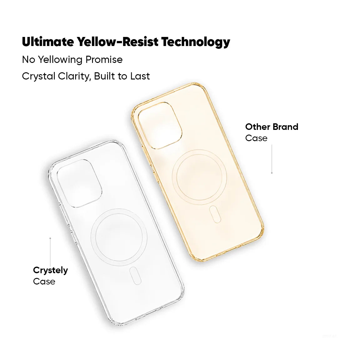 Oppo F33 - Anti Yellow MagSafe Clear Case