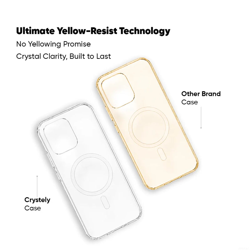 Oppo Reno 13 - Anti Yellow MagSafe Clear Case