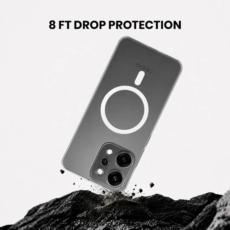 Oppo Reno 14 Pro - Anti Yellow MagSafe Clear Case
