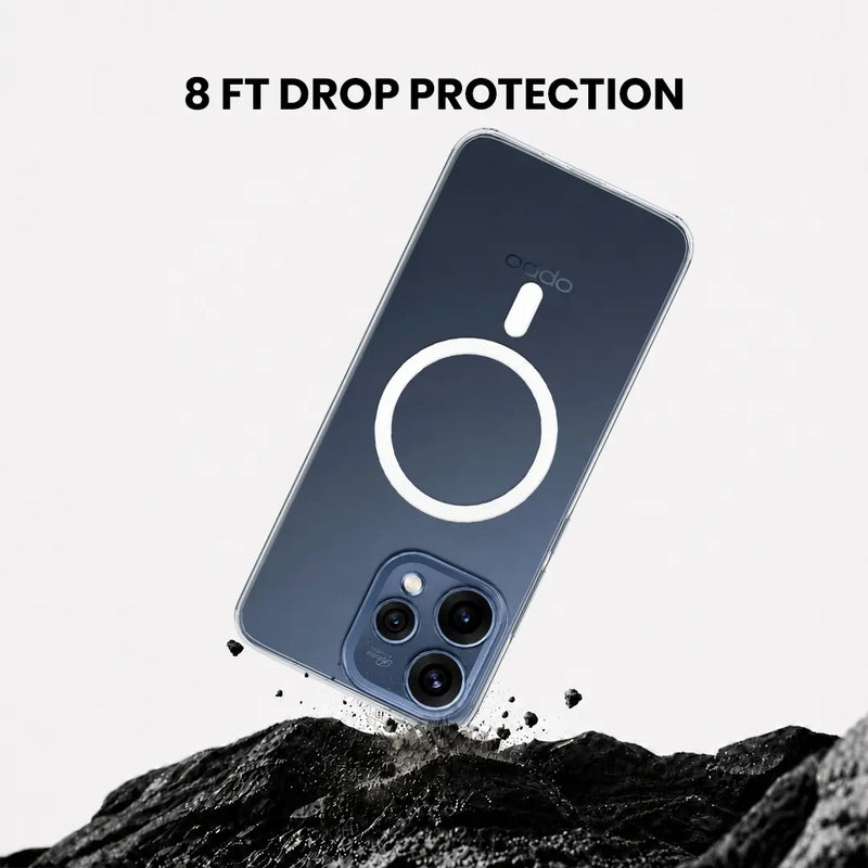 Oppo Reno 15 - Anti Yellow MagSafe Clear Case
