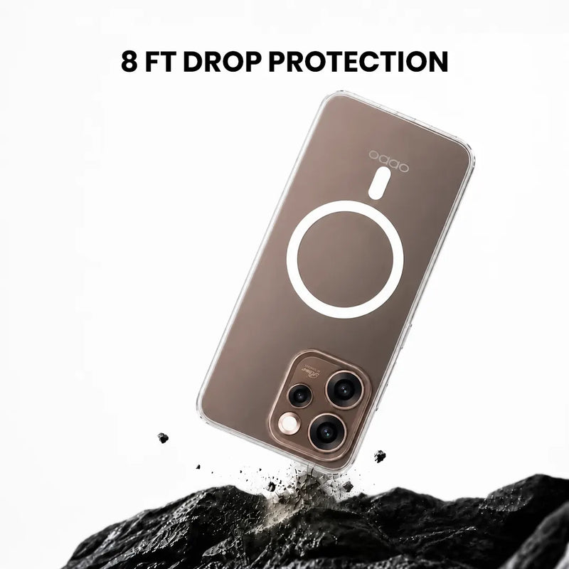 Oppo Reno 15 Pro - Anti Yellow MagSafe Clear Case