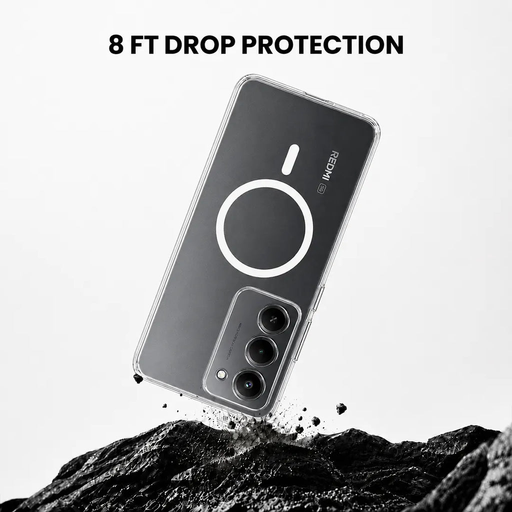 Redmi 15 - Anti Yellow MagSafe Clear Case