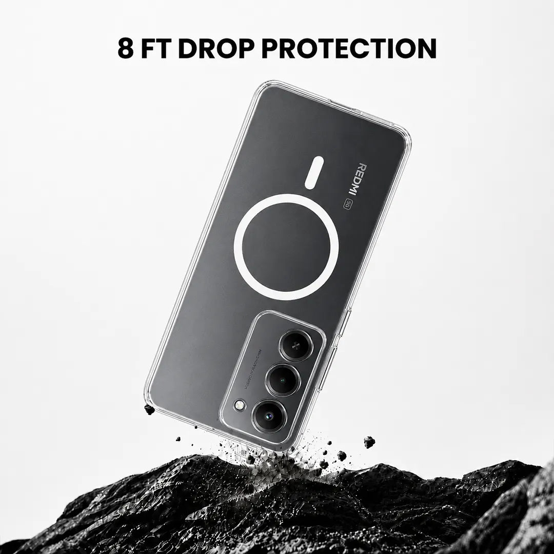Redmi 15 - Anti Yellow MagSafe Clear Case