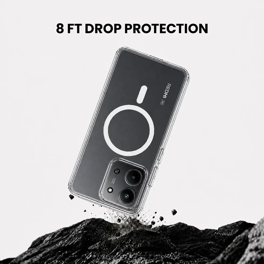 Redmi 15C - Anti Yellow MagSafe Clear Case