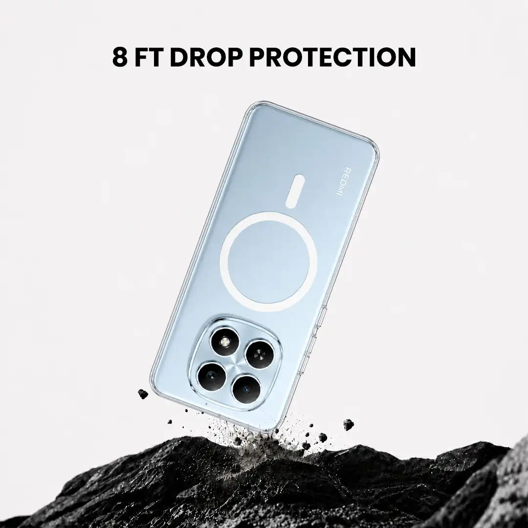 Redmi Note 15 - Anti Yellow MagSafe Clear Case