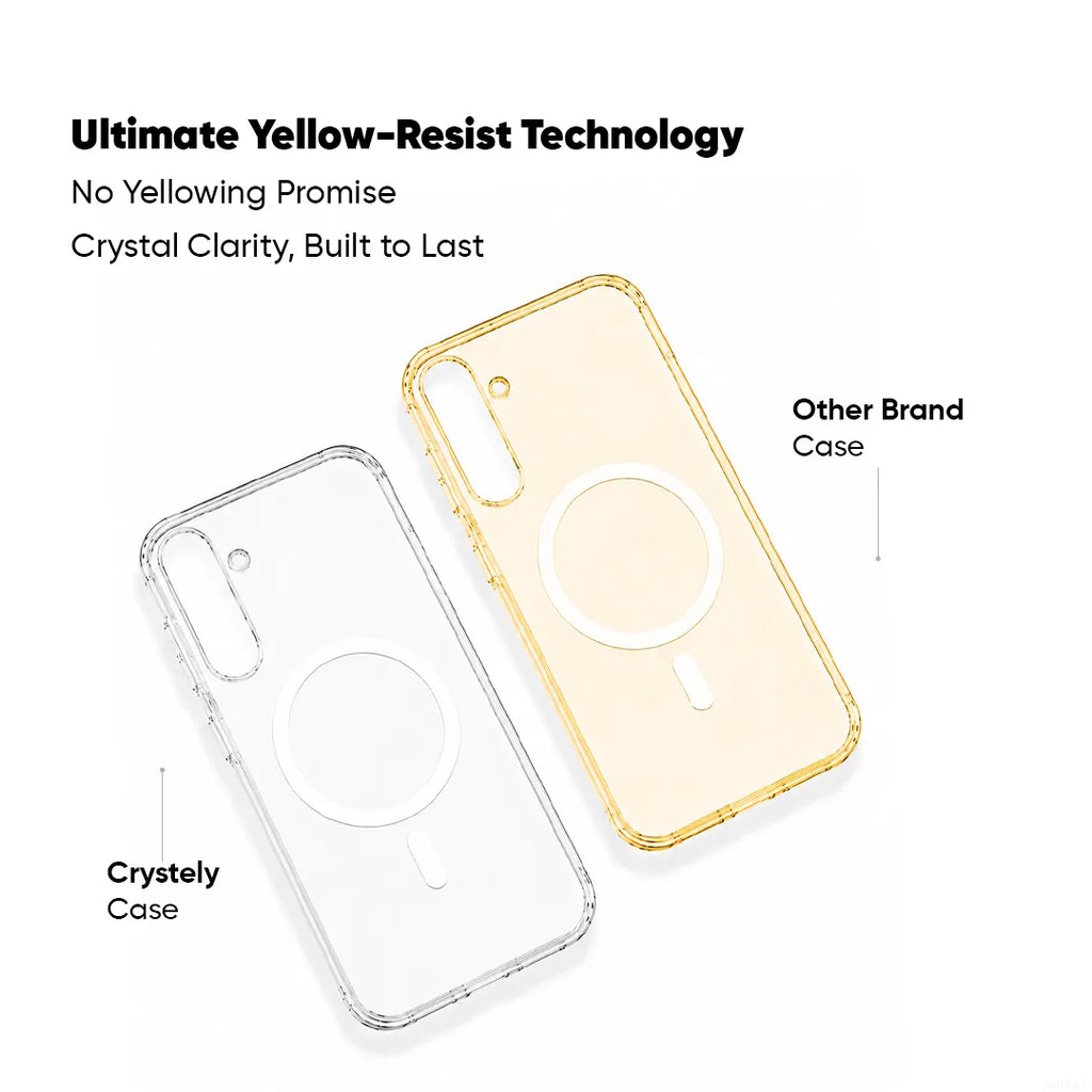 Samsung Galaxy S26 Plus - Anti Yellow MagSafe Clear Case