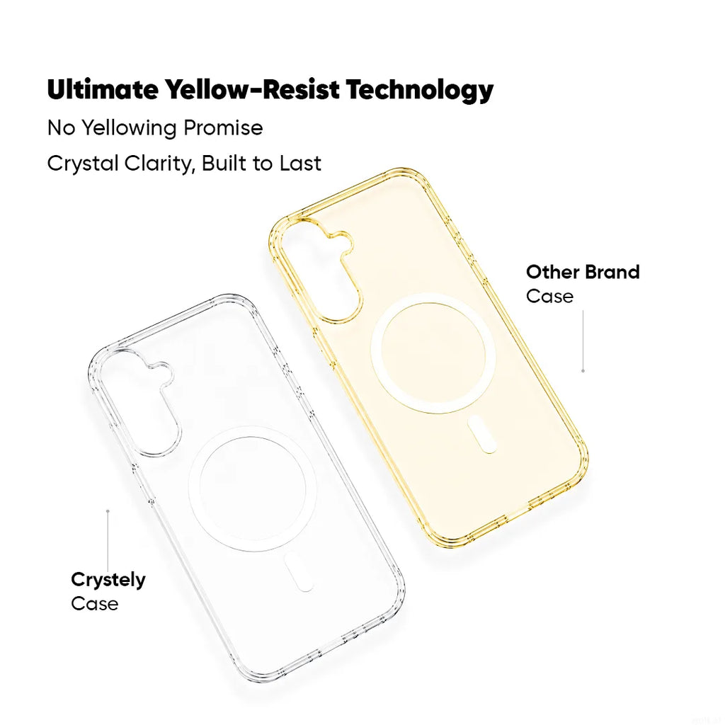 Samsung Galaxy A26 - Anti Yellow MagSafe Clear Case