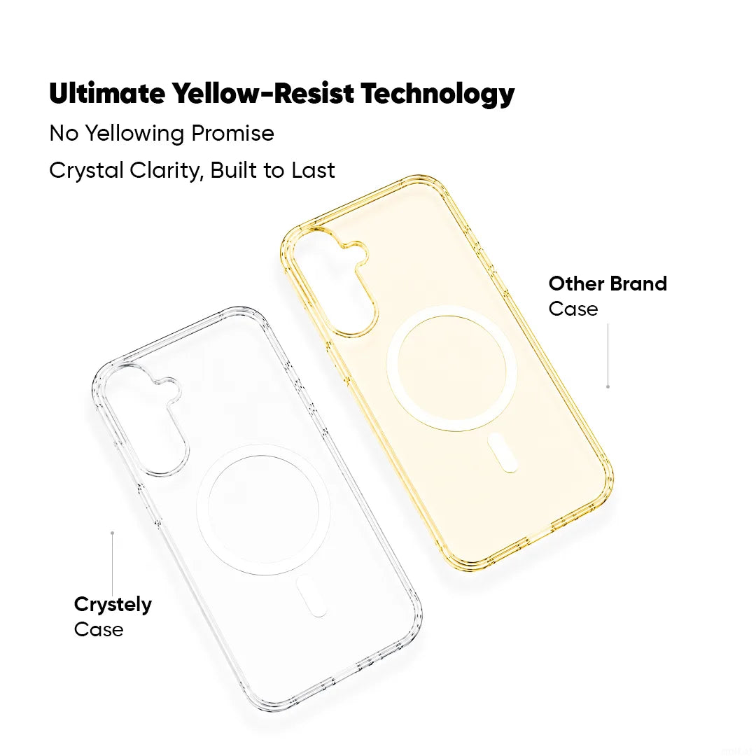 Samsung Galaxy A26 - Anti Yellow MagSafe Clear Case