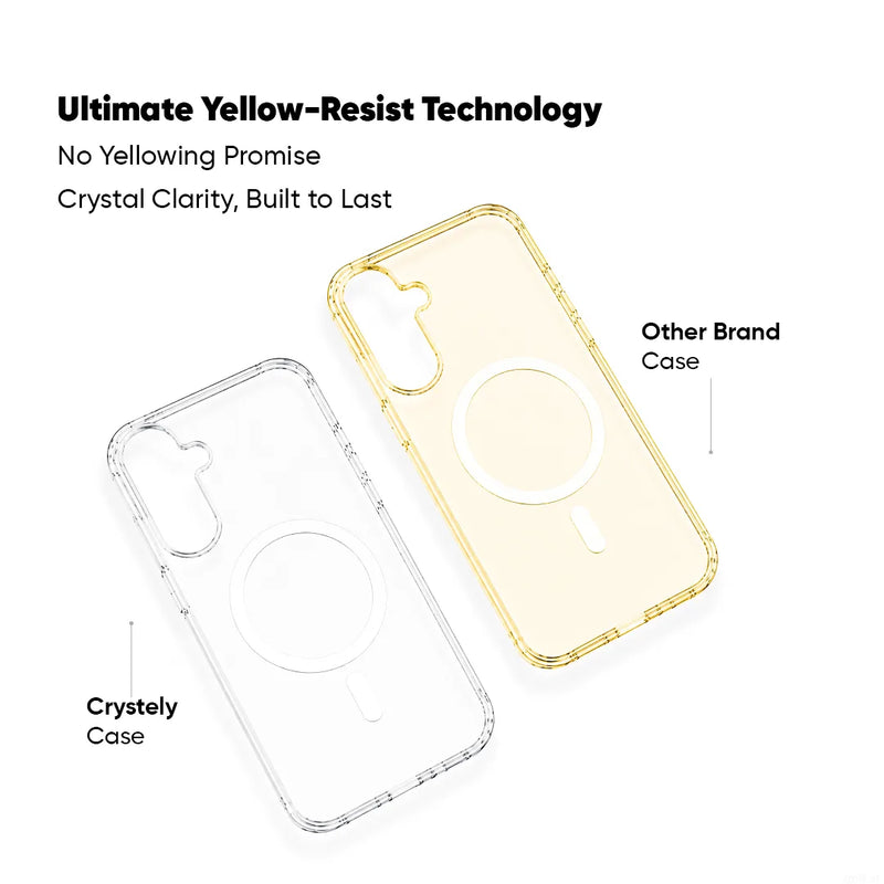 Samsung Galaxy A26 - Anti Yellow MagSafe Clear Case