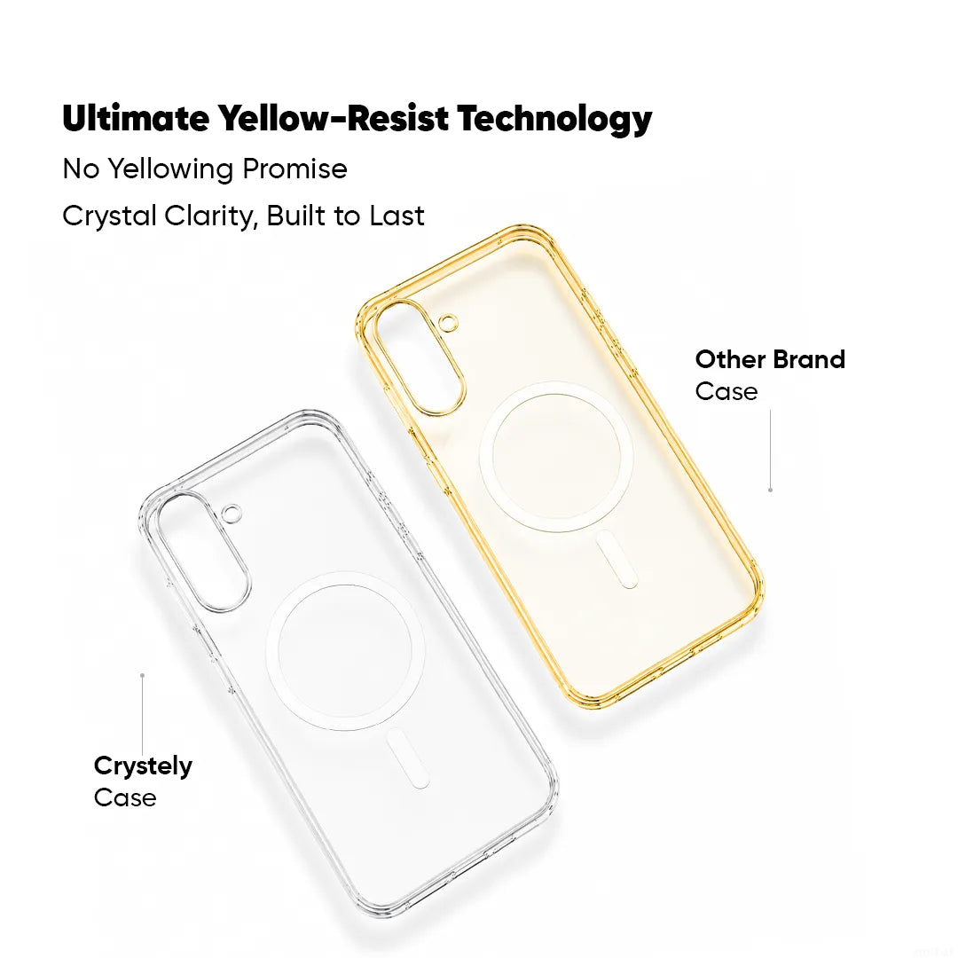 Samsung Galaxy A36 - Anti Yellow MagSafe Clear Case