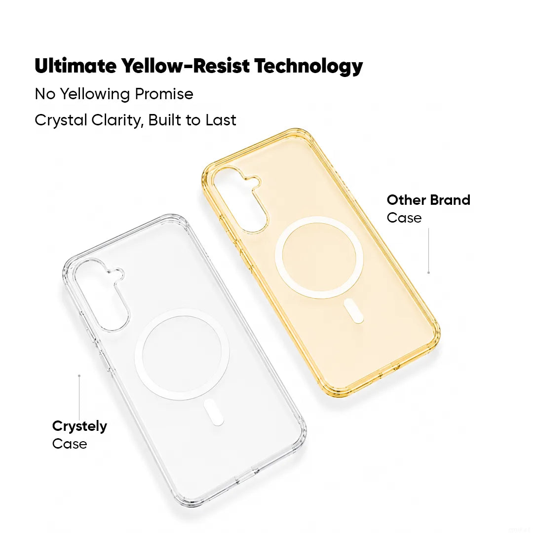 Samsung Galaxy A37 - Anti Yellow MagSafe Clear Case