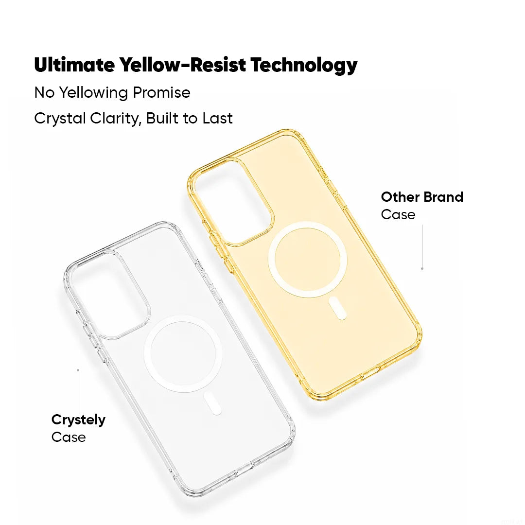 Samsung Galaxy A53 - Anti Yellow MagSafe Clear Case