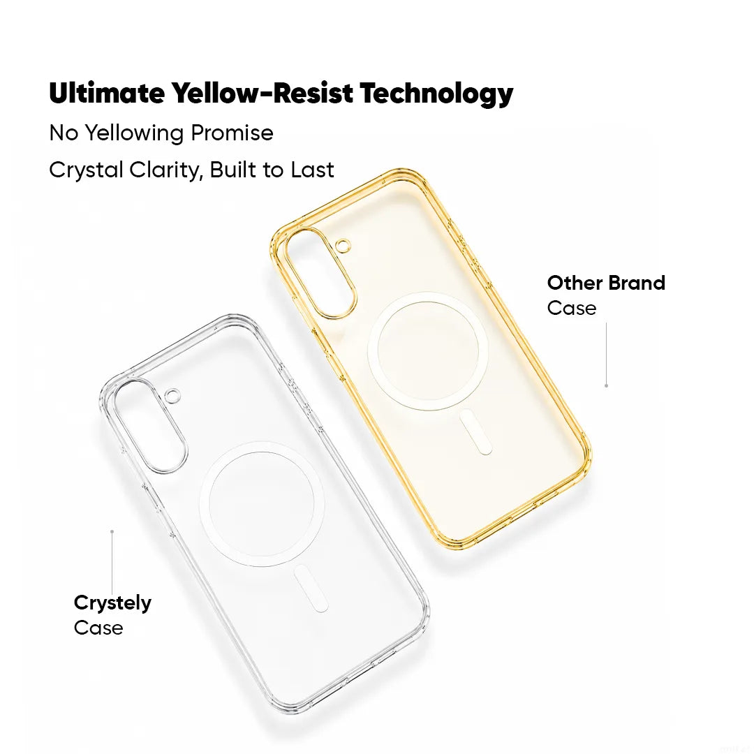 Samsung Galaxy A54 - Anti Yellow MagSafe Clear Case
