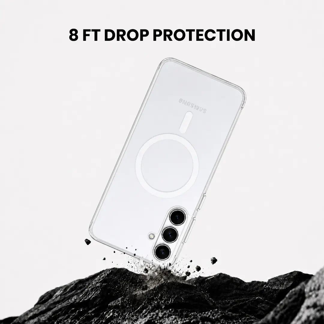 Samsung Galaxy A55 - Anti Yellow MagSafe Clear Case