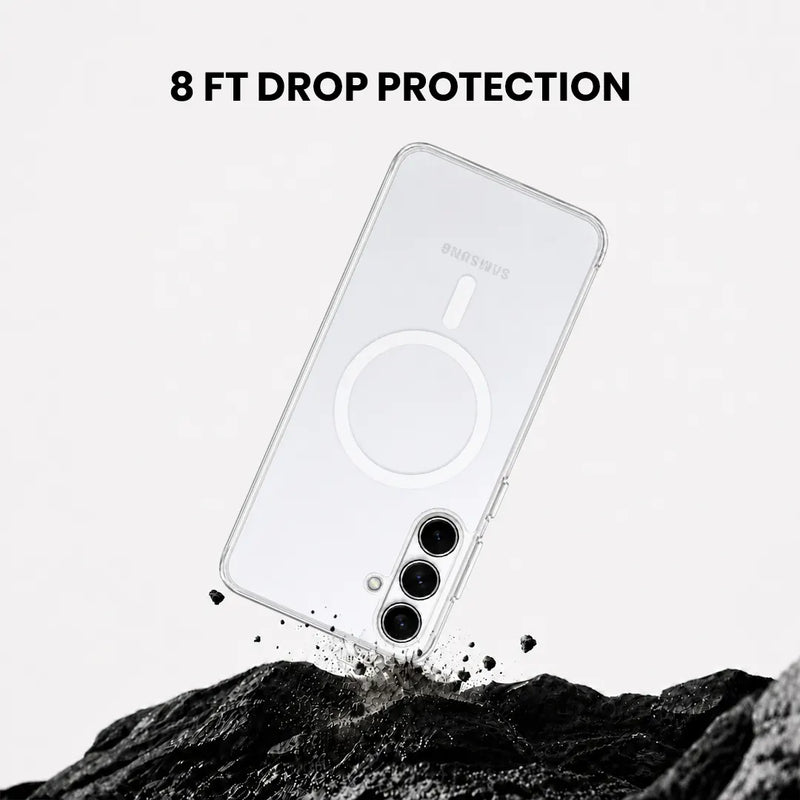 Samsung Galaxy A55 - Anti Yellow MagSafe Clear Case