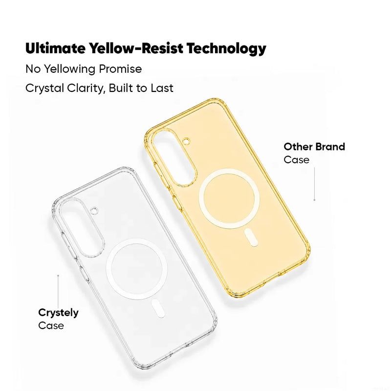 Samsung Galaxy A35 - Anti Yellow MagSafe Clear Case