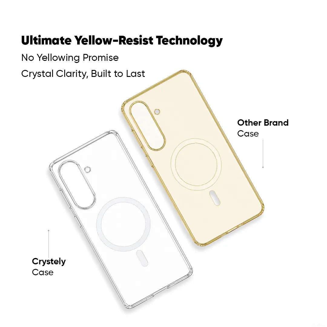 Samsung Galaxy S22 Plus - Anti Yellow MagSafe Clear Case
