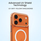 Crystal Clear Anti-Yellow MagSafe Back Cover with Raised Camera Bumper