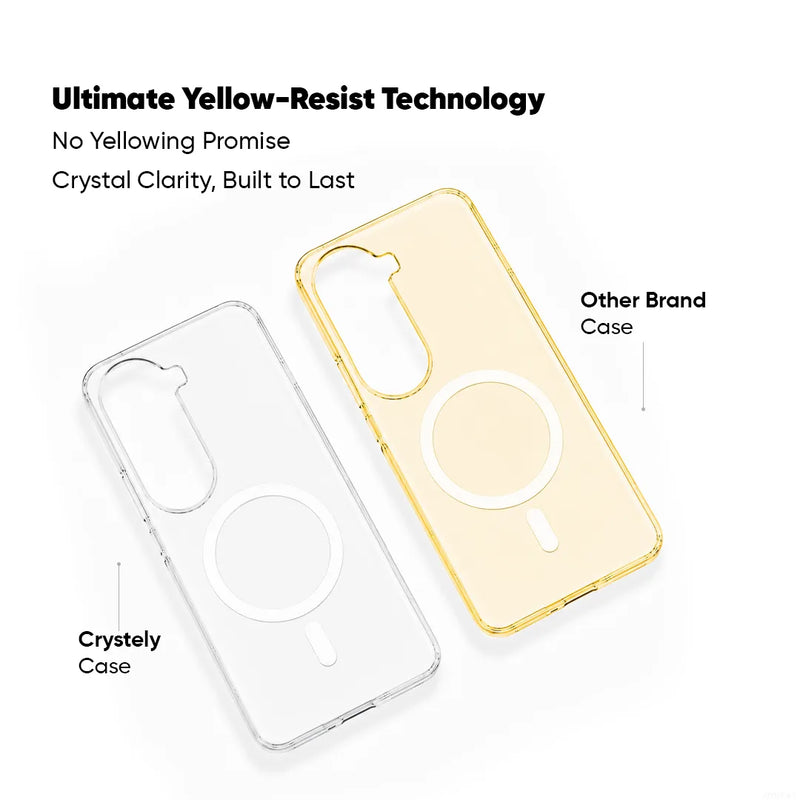 Vivo V40E - Anti Yellow MagSafe Clear Case