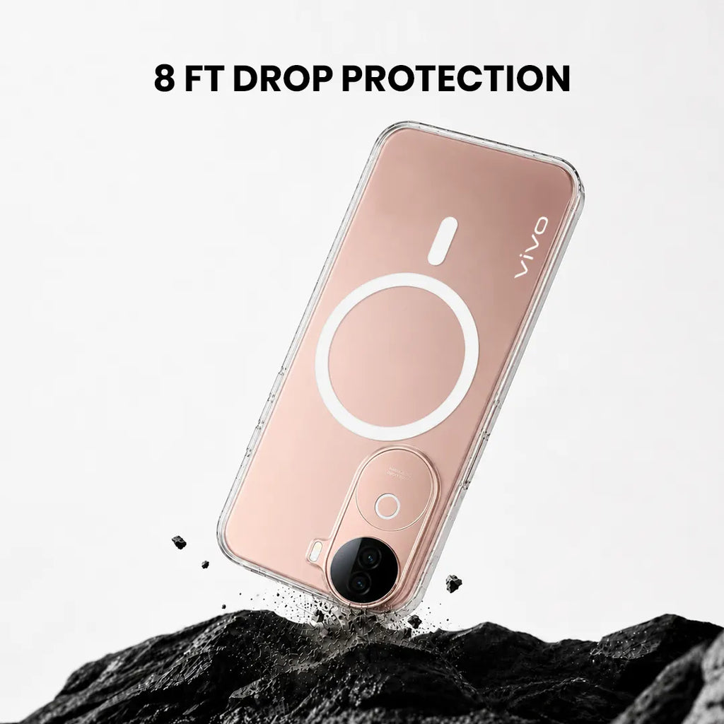 Vivo V40E - Anti Yellow MagSafe Clear Case