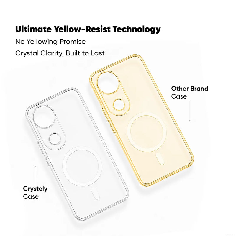 Vivo V50E - Anti Yellow MagSafe Clear Case