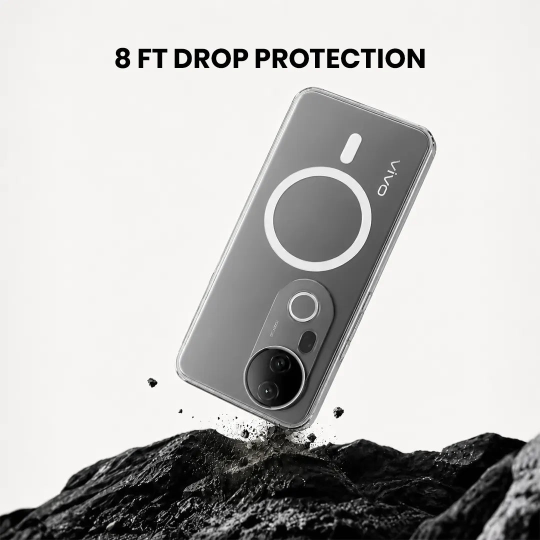 Vivo V50 - Anti Yellow MagSafe Clear Case