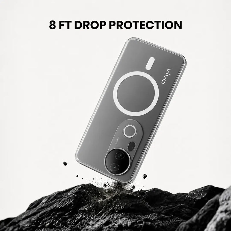 Vivo V50 - Anti Yellow MagSafe Clear Case