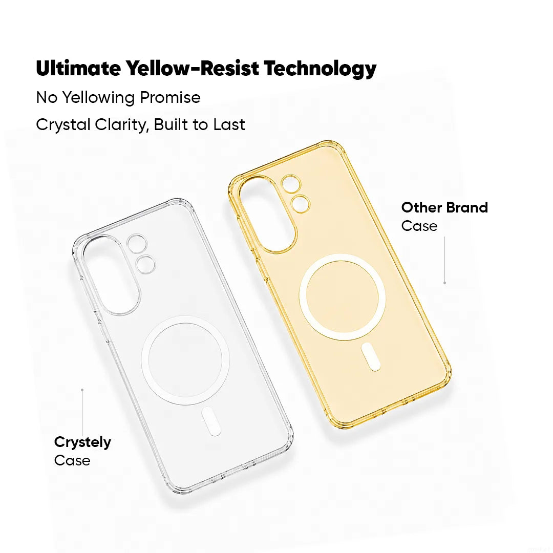 Vivo X200 FE - Anti Yellow MagSafe Clear Case