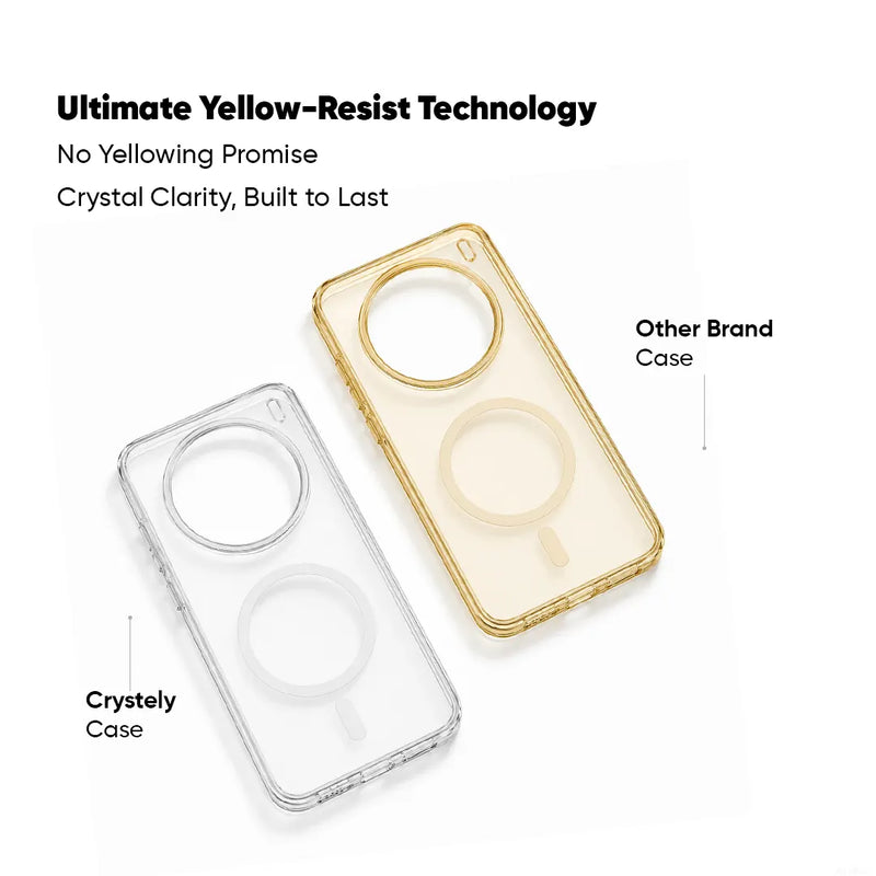 Vivo X200 Pro - Anti Yellow MagSafe Clear Case