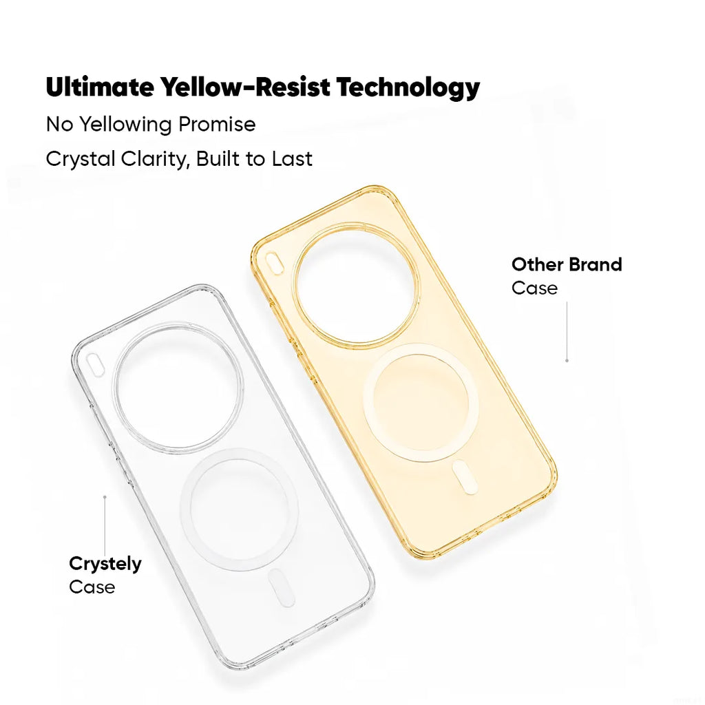 Vivo X300 Pro - Anti Yellow MagSafe Clear Case