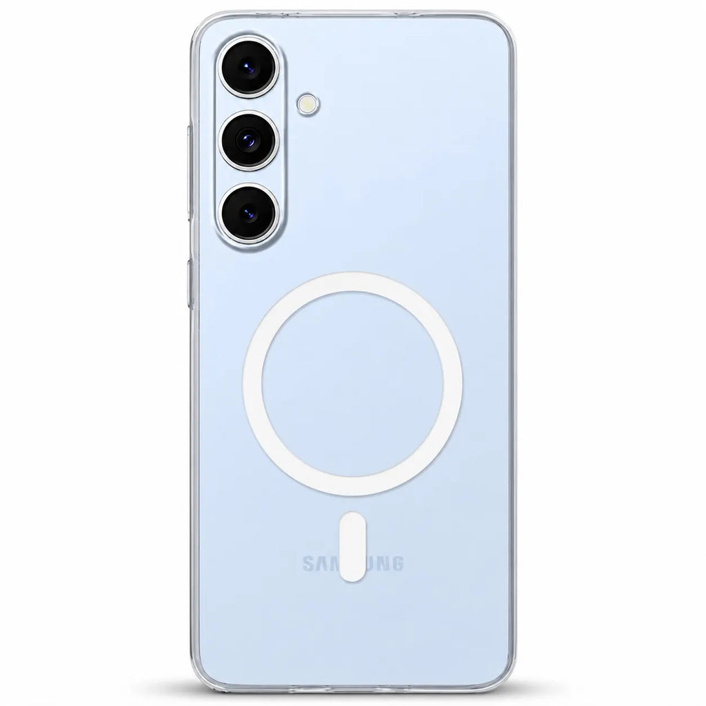 Samsung Galaxy S24 FE - Anti Yellow MagSafe Clear Case - Crystely