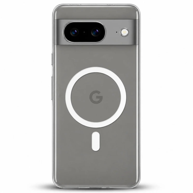 Google Pixel 8 - Anti Yellow MagSafe Clear Case - Crystely